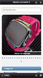 Mobile Screenshot of montre-led-couleur.fr